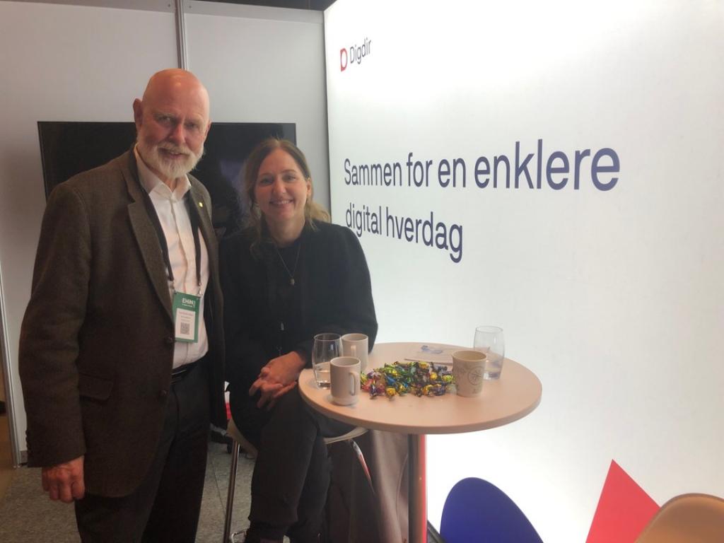 Camilla Wold og Inge Øystein Moen i NTNU CCIS
