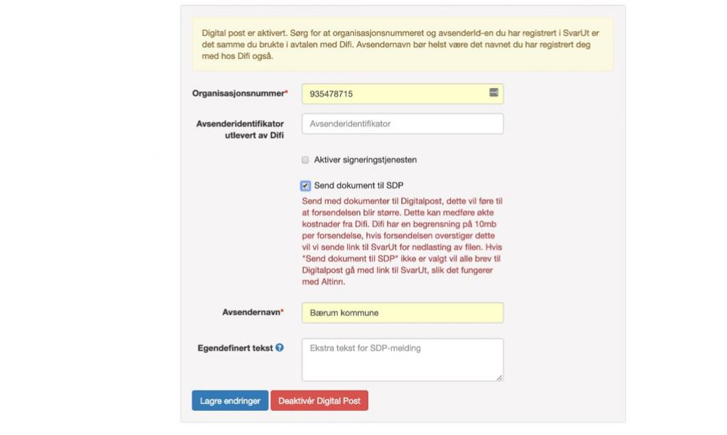 Illustrasjon - hvordan endre sendingsmønster i digital post til innbygger