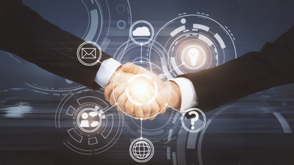 Illustrasjon av håndtrykk