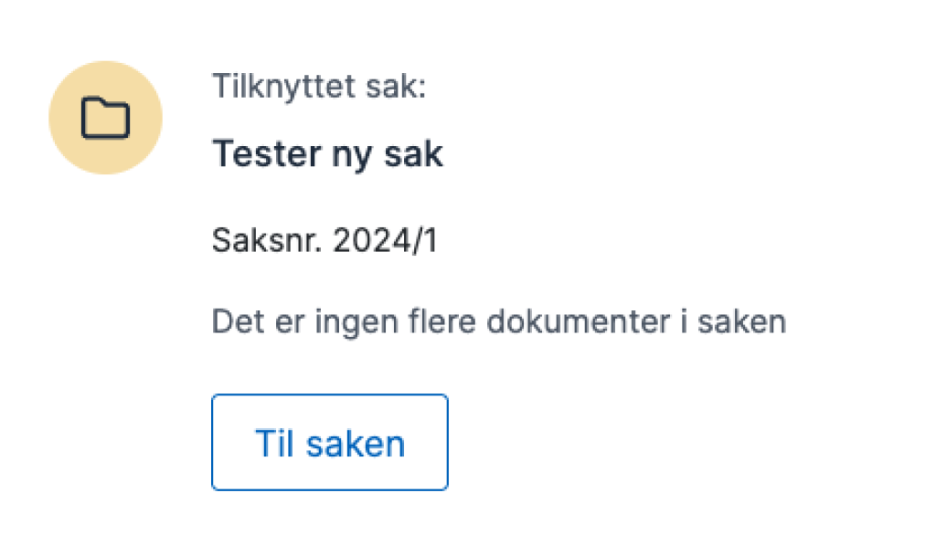 Eksempel på testsak einnsyn