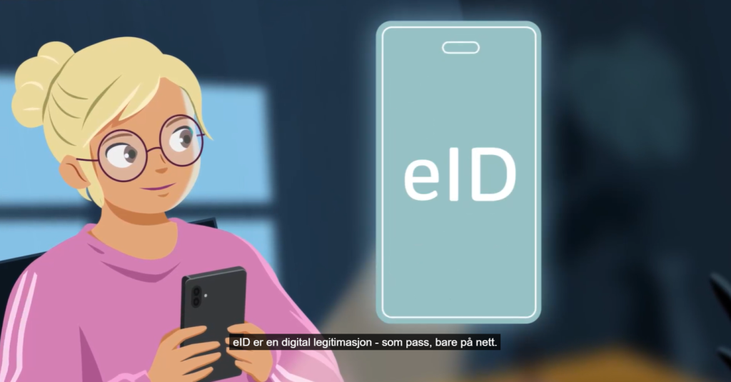Ilustrasjon fra opplæringsopplegget_Trygg bruk av eID