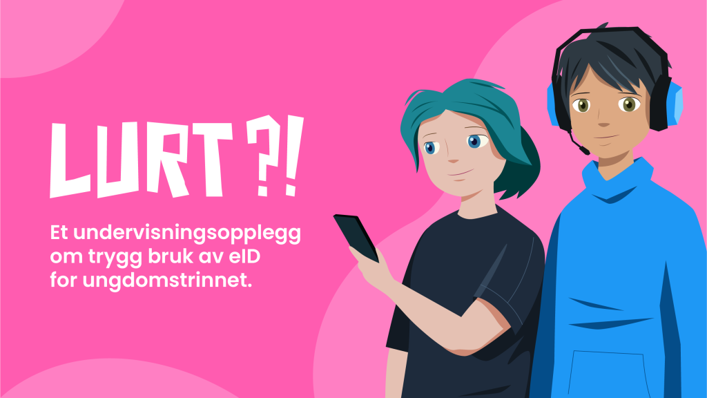 Undervisningsopplegget LURT_rosa banner med undertekst_oppdatert